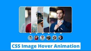 Image Hover Animation using HTML & CSS | Z-Index Transition