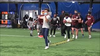 Lansing Waverly 2022 QB/S Tyrese Miller highlights from Rising Stars weekly training