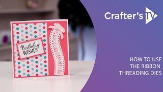 Monthly Craft Kit #42 Ribbon Threading | Demo 1