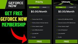 HOW TO GET GEFORCE NOW PREMIUM FREE 2024! (PRIORITY/ULTIMATE)