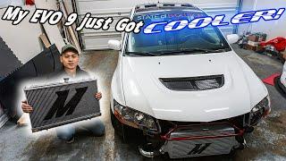 My Evo 9 Just Got Cooler! | Mishimoto Radiator Install For Evo 9 and Evo 8