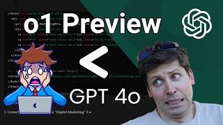 o1 Preview vs GPT-4o: Who’s the Better Developer