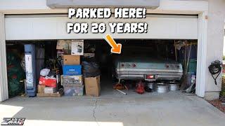 Starting a 65 Impala after almost 20 YEARS PARKED in this garage!