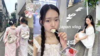 JAPAN VLOG: exploring tokyo, kimonos, teamLab, shibuya, sanrio & anime, what i eat & akihabara