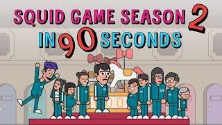 SQUID GAME S2 in 90 seconds Recap CARTOON