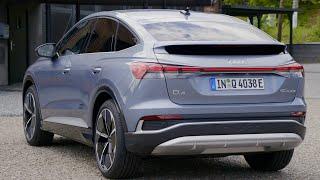 Audi Q4 Sportback 50 e-tron 2022 - exterior, interior & driving (S line)