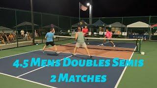 4.5 Mens Doubles - 2 Matches - Semi - 2024 Calvert City Summer Slam