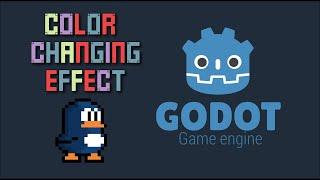 Godot How To Make Color Changing Effect !