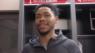 Anfernee Simons Postgame Interview | Trail Blazers 112, Wizards 97 | March 17, 2025