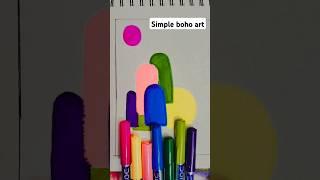 Simple and easy bohot art #trending #hottrending #trendingnow #shortsfeed #shorts #youtubeshorts