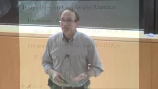 Daniel Spielman -  Sparsification of Graphs and Matrices