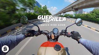 Royal Enfield GUERRILLA | RAW ENGINE SOUND | ASMR Ride