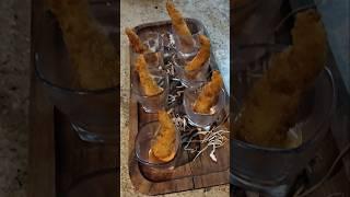 Crispy prawns with cocktail sauce || #prwans #shorts #food #trending