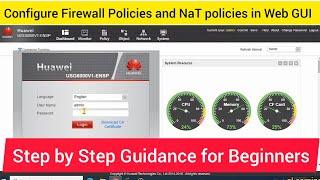 Firewall Basics: Step-by-Step Guide to Configuring Security Policies and NAT Policies for Beginners