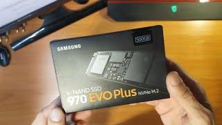 Распаковка Samsung 970 Evo Plus 500GB M.2 PCIe 3.0 x4 V-NAND 3-bit MLC из Rozetka