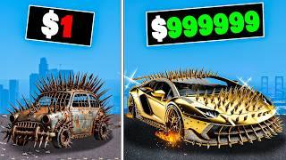 $1 to $1,000,000 Spike Car in GTA 5