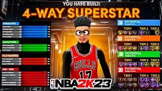 *NEW* "4-WAY SUPERSTAR" BUILD IS THE BEST BUILD IN NBA2K23! GAMEBREAKING BEST BUILD IN NBA2K23!