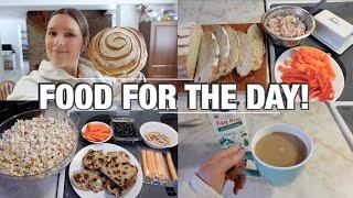 FULL DAY OF FOOD! | SIMPLE BREAKFAST, LUNCH, & DINNER!