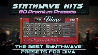 The Best SYNTHWAVE PRESETS For U-He DIVA [Synthwave Hits 80 Presets Soundbank]
