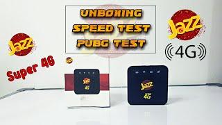 Unboxing jazz Wi-Fi 4G Device + Speed Test + PUBG Mobile Test | Jazz Super 4G