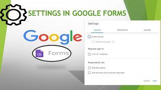 Google forms Settings | How to apply setting to google form