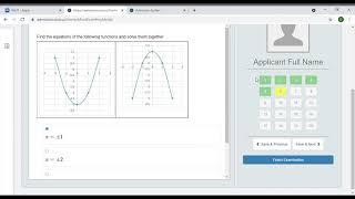 Video instruction on WIUT Computer-based Math exam