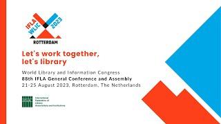 IFLA WLIC 2023: Green Library Award Session