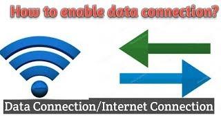 How to enable internet connection?|By Lanjwani Tech