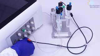 Setup Tutorial for iFlow Touch™ Microfluidic Pump System from PreciGenome Microfluidics