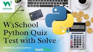 W3schools Python Quiz Test With Solution | 100% Correct Answer