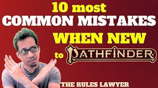 Top 10 most common mistakes D&D players make learning Pathfinder 2e