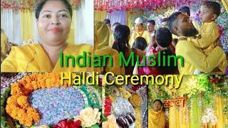 Bihar gaon ki shaadi ka haldi function/haldi  program/Indian Muslim Shadi
