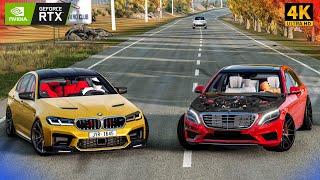 (Əmi vs Şəmi) Mersedes v8 vs Smart Maşın Bmw v8 Yarış | BeamNG.Driver | Maşın #malikbedelov