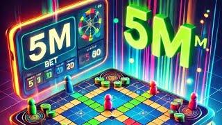 Yalla ludo 5m simple classic game play back to back matches || 5m bet yalla ludo game