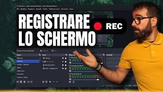 REGISTRARE LO SCHERMO del computer COME SI DEVE con OBS Studio 