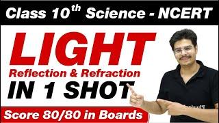 LIGHT - REFLECTION AND REFRACTION in One Shot - Class 10th Board Exam