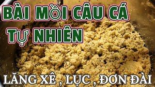 Mồi khoai câu cá Chép , Mè và các loại cá tự nhiên