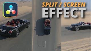 How to Create a Split Screen Effect in DaVinci Resolve | Easy Tutorial | Davinci Resolve