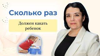 Сколько раз должен какать ребенок первого года жизни. Комментарий врача- педиатра