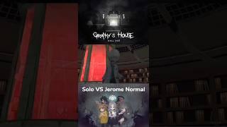 Solo VS Jerome Normal | Granny House Multiplayer #shorts #short