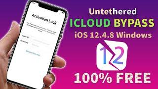 Untethered iCloud Bypass iPhone 6 / 6plus iOS 12.4.8  FREE  Windows