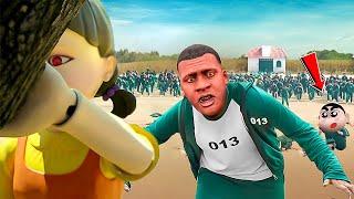 Franklin & Shinchan Playing SQUID GAME 2 in GTA 5