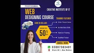 Web Designing Master Course || WordPress Course || Creative Institute of IT, Multan