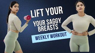 Saggy Breast Workout at home | 7 days challenge | Somya Luhadia