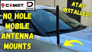 Comet No Hole Mobile Antenna Mount Yaesu ATAS Installation