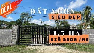 (Đã Bán)Bán Đất Vườn Siêu Đẹp Xã Diên Đồng, Diên Khánh , Diện Tích 1,5 ha, Giá 350.000đ/m2