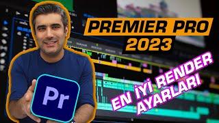 Video Kaydetme | EN İYİ RENDER ALMA AYARLARI | Premiere Pro 2023 Dersleri