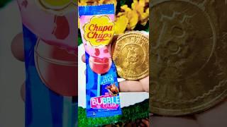 Chupa Chup Lolipop  & Chocolate Coin 🪙 Asmr #youtubeshorts #shorts #trending