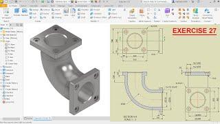 Autodesk Inventor Tutorial For Beginners Exercise 27
