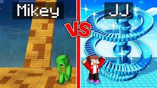 Mikey POOR vs JJ RICH Slide Survival Battle in Minecraft (Maizen)